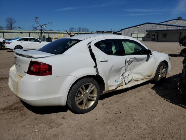 1C3CDZEG6CN244047 - 2012 DODGE AVENGER SXT WHITE photo 3