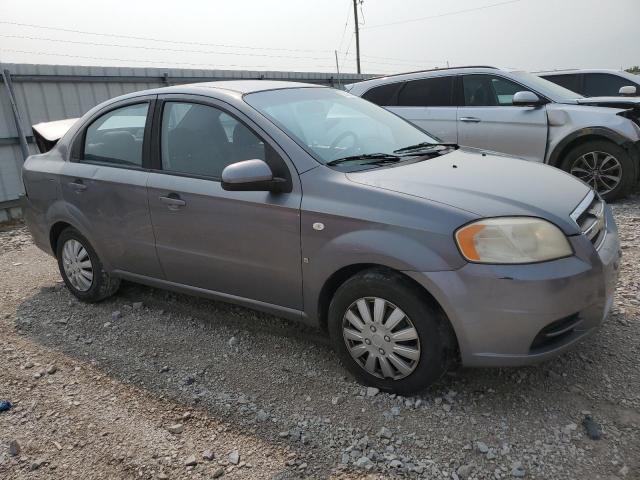 KL1TD56698B282320 - 2008 CHEVROLET AVEO BASE GRAY photo 4