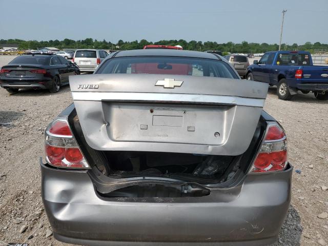 KL1TD56698B282320 - 2008 CHEVROLET AVEO BASE GRAY photo 6
