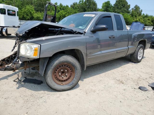 1D7HE42KX5S138284 - 2005 DODGE DAKOTA SLT GRAY photo 1