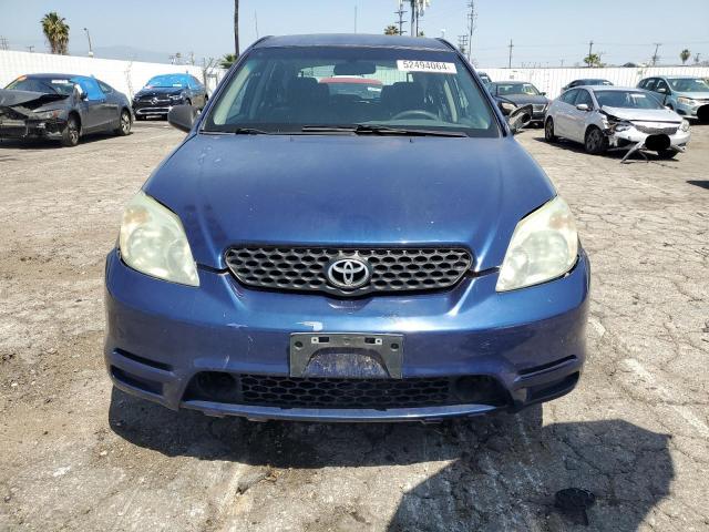 2T1KR32E74C197561 - 2004 TOYOTA COROLLA MA XR BLUE photo 5