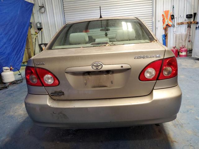 2T1BR32E68C928082 - 2008 TOYOTA COROLLA CE BEIGE photo 6