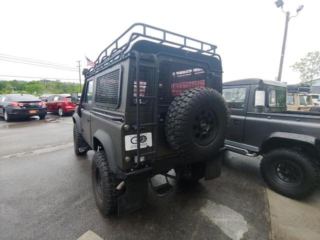 SALLDVAB8FA445666 - 1991 LAND ROVER DEFENDER GRAY photo 3