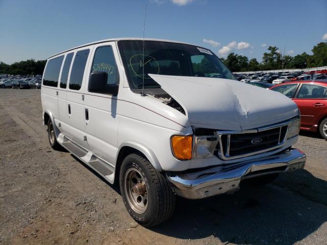 1FMRE11L04HB25039 - 2004 FORD ECONOLINE E150 WAGON WHITE photo 1