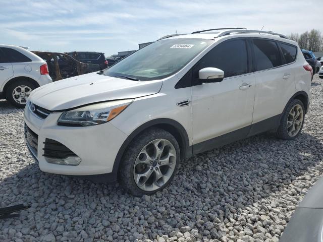 1FMCU9J97DUD30540 - 2013 FORD ESCAPE TITANIUM WHITE photo 1