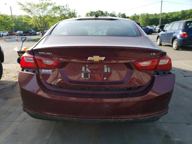1G1ZB5ST3GF293267 - 2016 CHEVROLET MALIBU LT LS MAROON photo 6