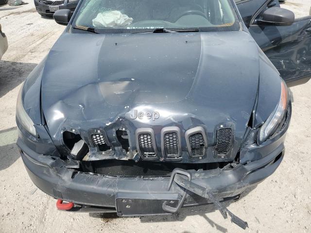 1C4PJMBS4GW214921 - 2016 JEEP CHEROKEE TRAILHAWK GRAY photo 11