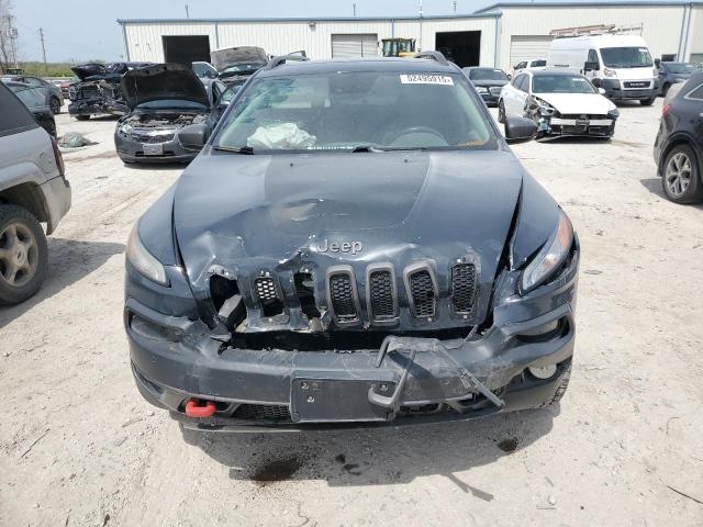 1C4PJMBS4GW214921 - 2016 JEEP CHEROKEE TRAILHAWK GRAY photo 5