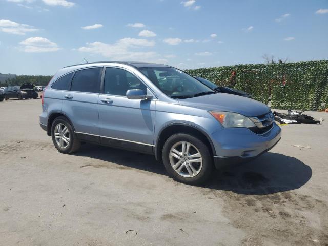 5J6RE4H73AL064853 - 2010 HONDA CR-V EXL BLUE photo 4