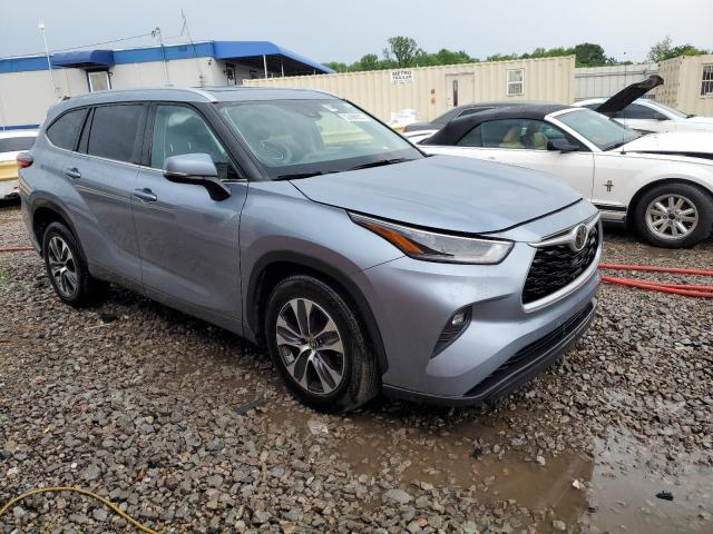 5TDHZRAH4MS057547 - 2021 TOYOTA HIGHLANDER XLE Turkuaz foto 4