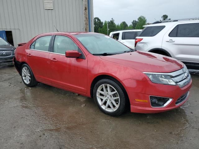 3FAHP0JA5BR333339 - 2011 FORD FUSION SEL RED photo 4