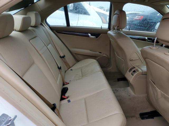 WDDGF81X28F187134 - 2008 MERCEDES-BENZ C 300 4MATIC WHITE photo 10