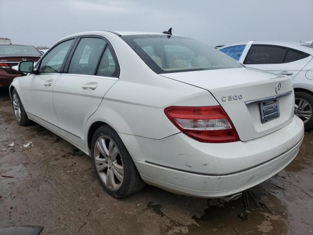 WDDGF81X28F187134 - 2008 MERCEDES-BENZ C 300 4MATIC WHITE photo 2