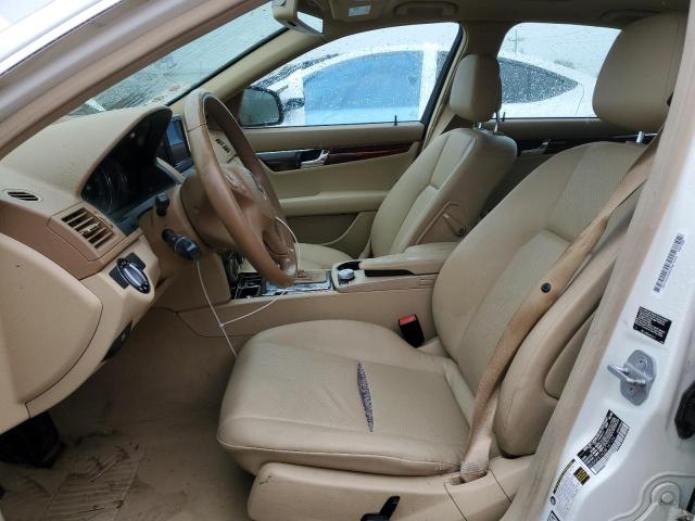 WDDGF81X28F187134 - 2008 MERCEDES-BENZ C 300 4MATIC WHITE photo 7