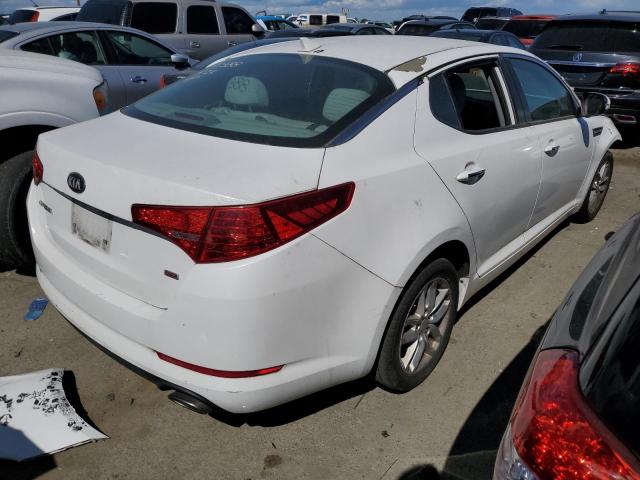 5XXGM4A76DG232547 - 2013 KIA OPTIMA LX WHITE photo 3