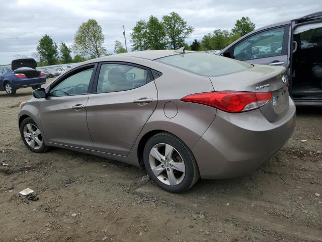 5NPDH4AE6DH323554 - 2013 HYUNDAI ELANTRA GLS GRAY photo 2