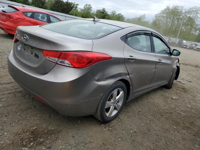 5NPDH4AE6DH323554 - 2013 HYUNDAI ELANTRA GLS GRAY photo 3