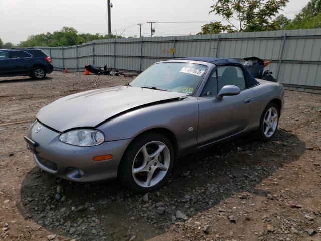 JM1NB353630306824 - 2003 MAZDA MX-5 MIATA BASE GRAY photo 1