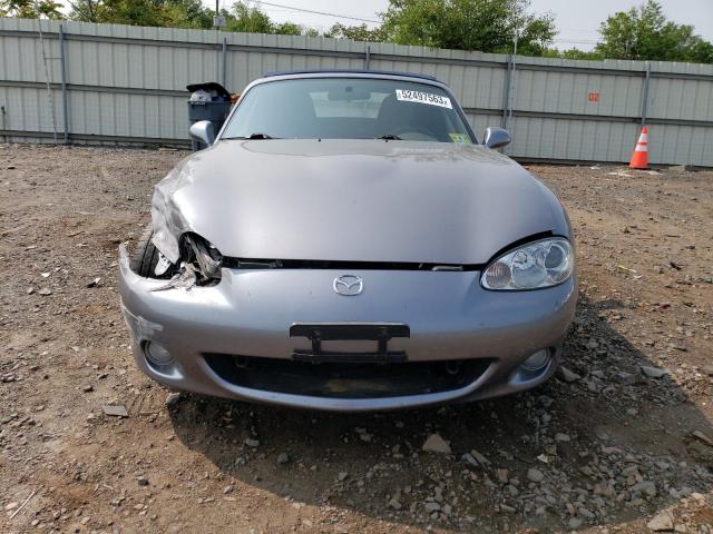 JM1NB353630306824 - 2003 MAZDA MX-5 MIATA BASE GRAY photo 5