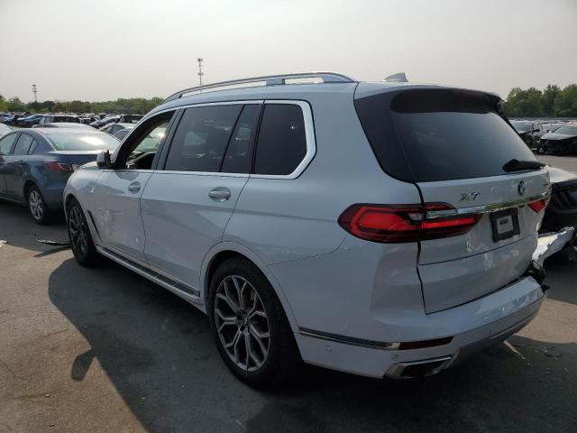 5UXCW2C09M9F76773 - 2021 BMW X7 XDRIVE40I WHITE photo 2