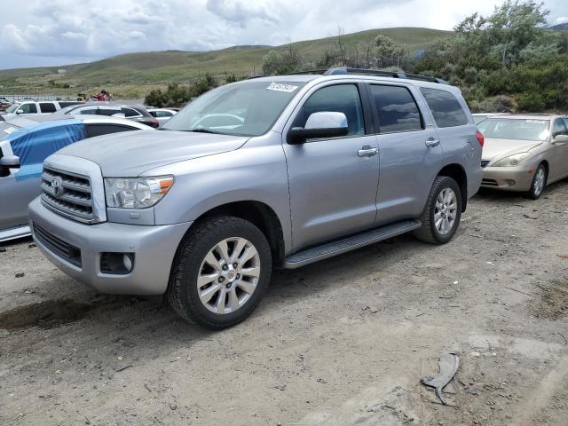 5TDDY5G11CS067892 - 2012 TOYOTA SEQUOIA PLATINUM SILVER photo 1