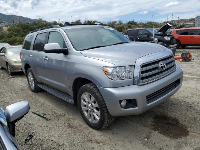 5TDDY5G11CS067892 - 2012 TOYOTA SEQUOIA PLATINUM SILVER photo 4