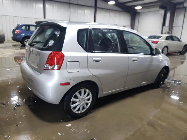 KL1TD66606B555941 - 2006 CHEVROLET AVEO BASE SILVER photo 3