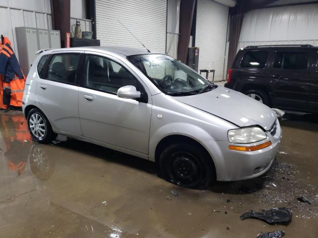 KL1TD66606B555941 - 2006 CHEVROLET AVEO BASE SILVER photo 4