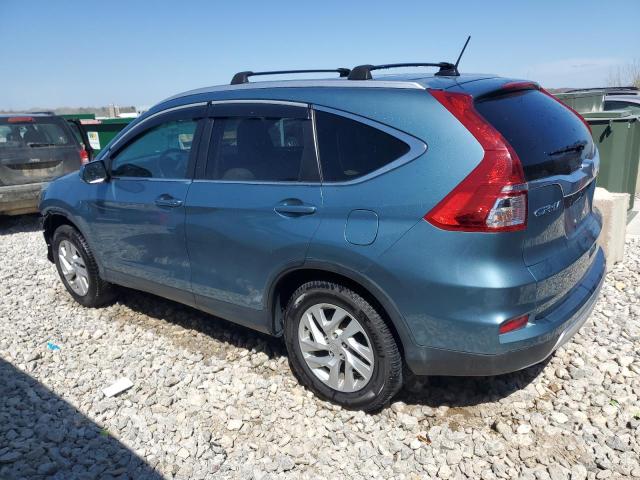 5J6RM4H70GL008252 - 2016 HONDA CR-V EXL TEAL photo 2