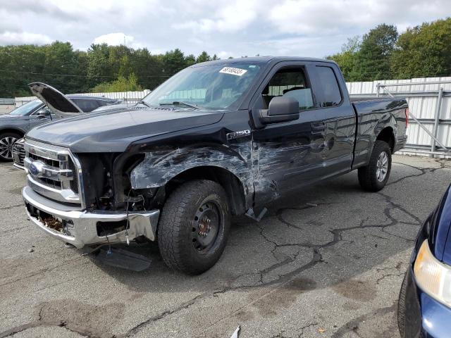 1FTEX1E89FKE77870 - 2015 FORD F150 SUPER CAB BLACK photo 1