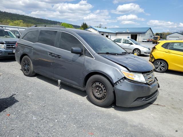 5FNRL5H20BB020500 - 2011 HONDA ODYSSEY LX GRAY photo 4