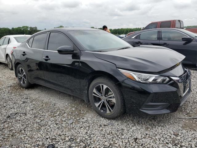 3N1AB8CV5NY269258 - 2022 NISSAN SENTRA SV BLACK photo 4