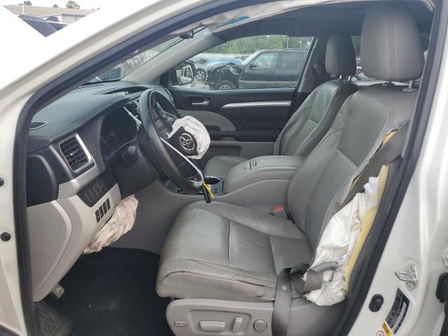 5TDKKRFH7ES024742 - 2014 TOYOTA HIGHLANDER XLE WHITE photo 7