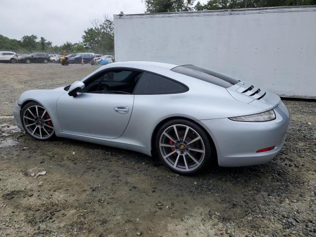 WP0AA2A94ES107509 - 2014 PORSCHE 911 CARRERA SILVER photo 2