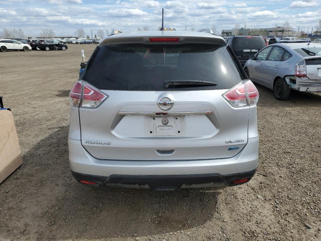 5N1AT2MV6FC835360 - 2015 NISSAN ROGUE S SILVER photo 6