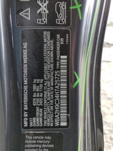 WBA2H9C34H7A25725 - 2017 BMW 230XI GRAY photo 13