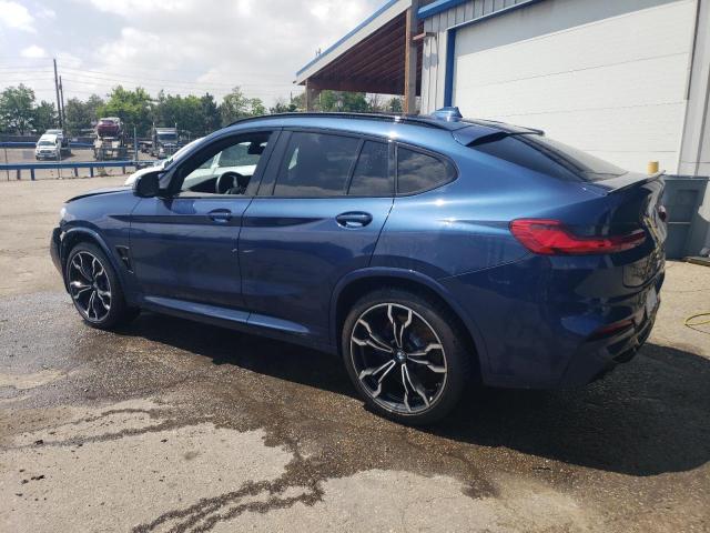 5YMUJ0C08L9C42121 - 2020 BMW X4 M COMPETITION BLUE photo 2