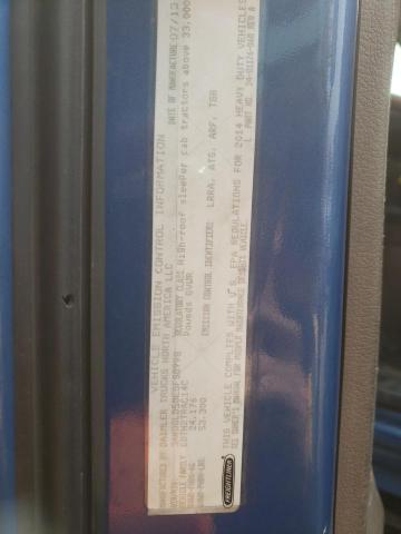 3AKGGLD50ESFS8998 - 2014 FREIGHTLINER CASCADIA 1 BLUE photo 10