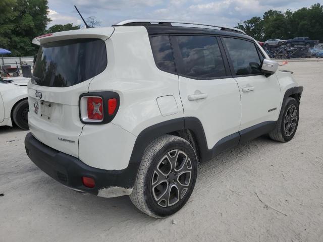 ZACCJADT5GPC50178 - 2016 JEEP RENEGADE LIMITED WHITE photo 3