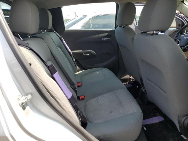 1G1JA6SG4D4175843 - 2013 CHEVROLET SONIC LS SILVER photo 10