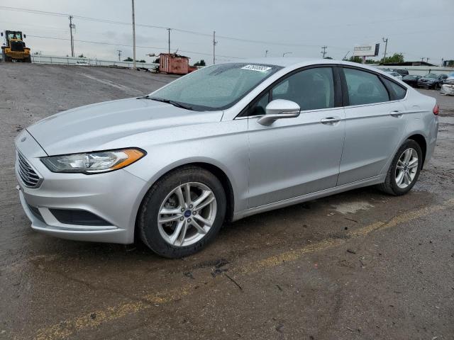 3FA6P0H74JR270959 - 2018 FORD FUSION SE SILVER photo 1