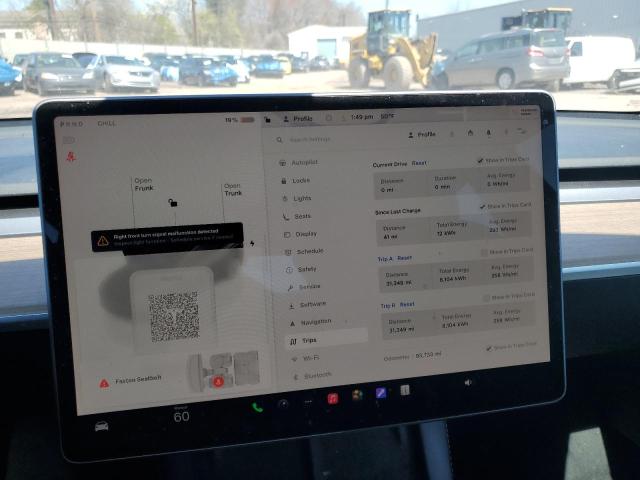 5YJ3E1EA5PF451975 - 2023 TESLA MODEL 3 BLACK photo 9