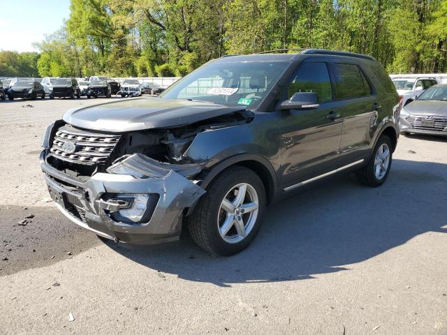 1FM5K8D8XGGC52964 - 2016 FORD EXPLORER XLT GRAY photo 1