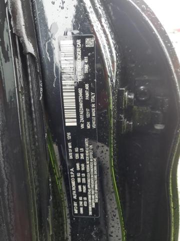 ZARFAEDN4H7534492 - 2017 ALFA ROMEO GIULIA Q4 黑色 照片 12