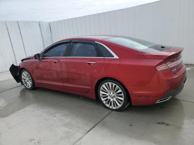 3LN6L2GK0DR803865 - 2013 LINCOLN MKZ RED photo 2