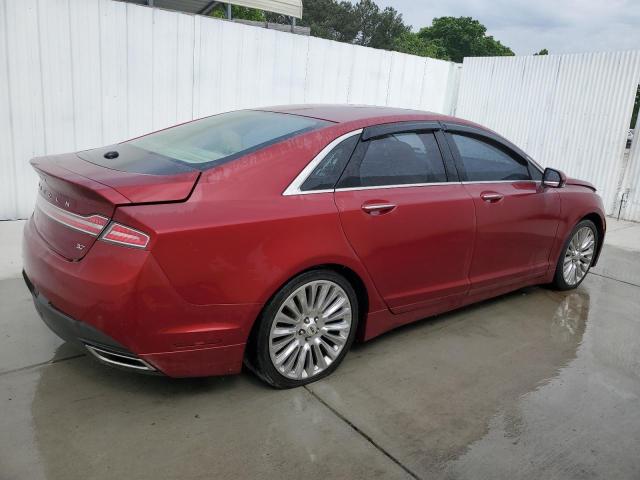 3LN6L2GK0DR803865 - 2013 LINCOLN MKZ RED photo 3