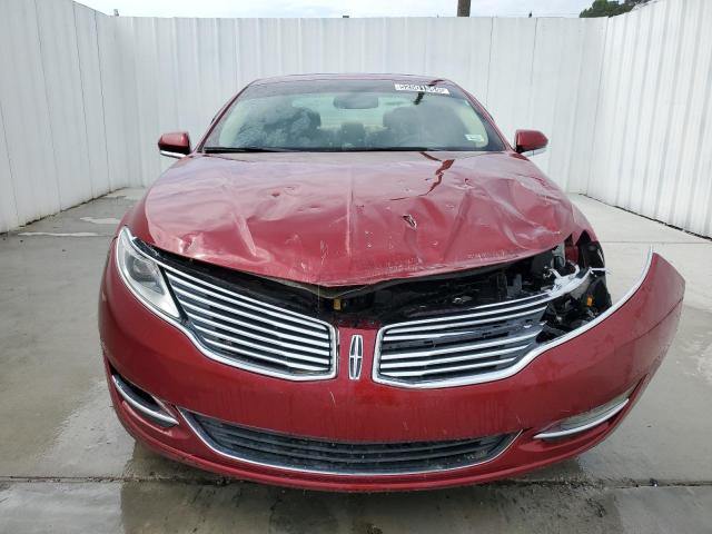 3LN6L2GK0DR803865 - 2013 LINCOLN MKZ RED photo 5