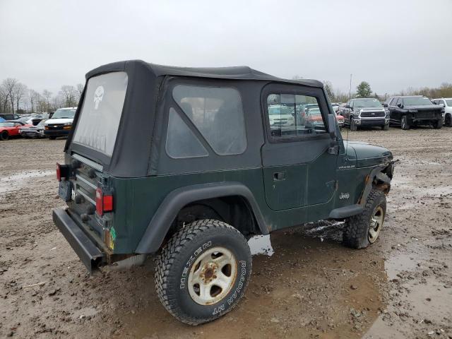 1J4FA29P7YP728074 - 2000 JEEP WRANGLER / SE GREEN photo 3