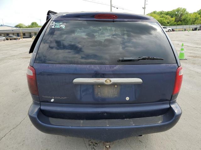 1C4GP45R25B441231 - 2005 CHRYSLER TOWN & COU 蓝色 照片 6