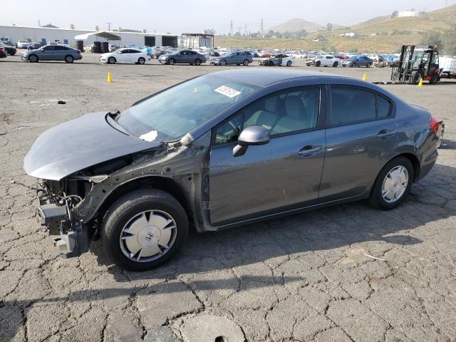 2HGFB2F62CH317324 - 2012 HONDA CIVIC HF GRAY photo 1